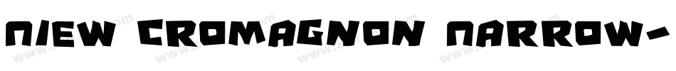 Niew CroMagnon Narrow字体转换
